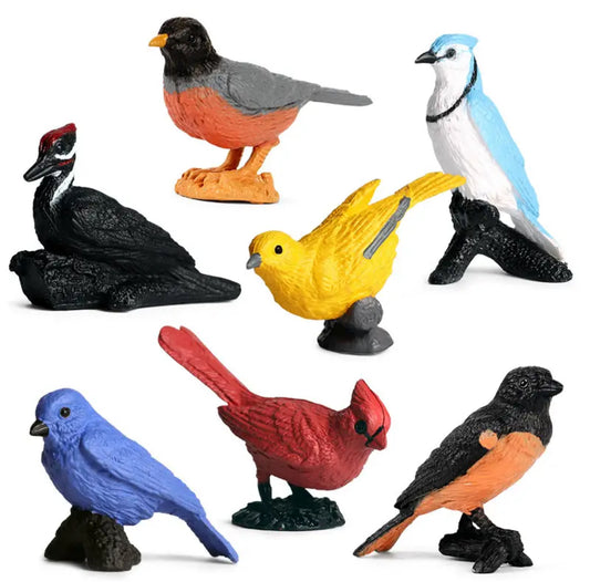 Toy Birds Figurines (7pcs)